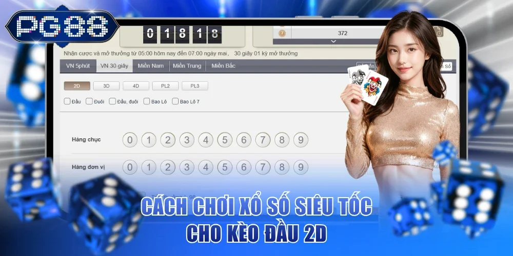 Cách chơi Xổ Số Siêu Tốc cho kèo đầu 2D